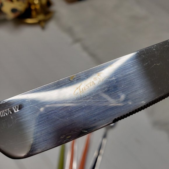 Fiesta 5-Piece Merengue Flatware Silverware Stainless Steel Multicolor - Picture 2 of 5